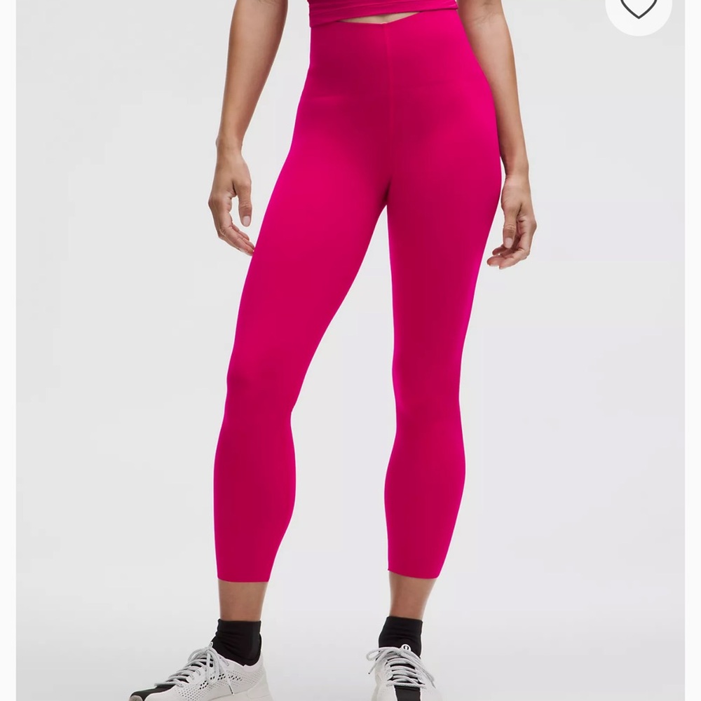 NWT Lululemon Glow Up Tight 25” in Passionate Pink